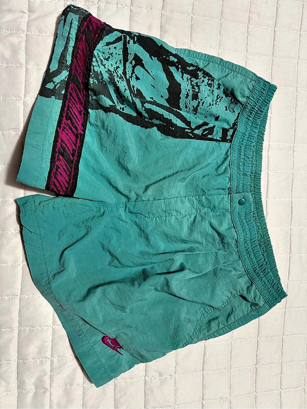Vintage 1990s Nike
Challenge Court Andre
Agassi Tennis Shorts Men's M Teal Purpl